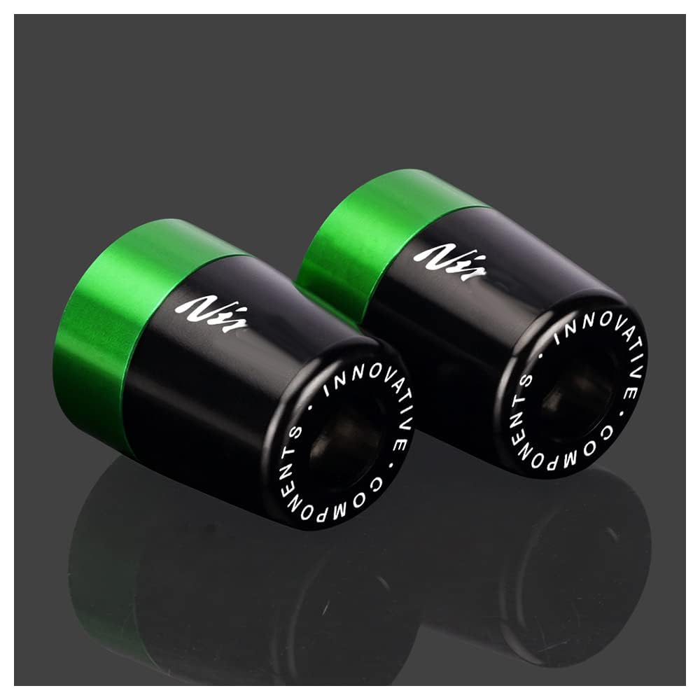 Handlebar Grip End For Ninja 250 300 400 650 1000 400R 250R 250SX 1000SX H2R ZX14R ZX10R ZX6R Motorcycle CNC Aluminum Handlebar Bar Ends Plug Balance Pad Accessories