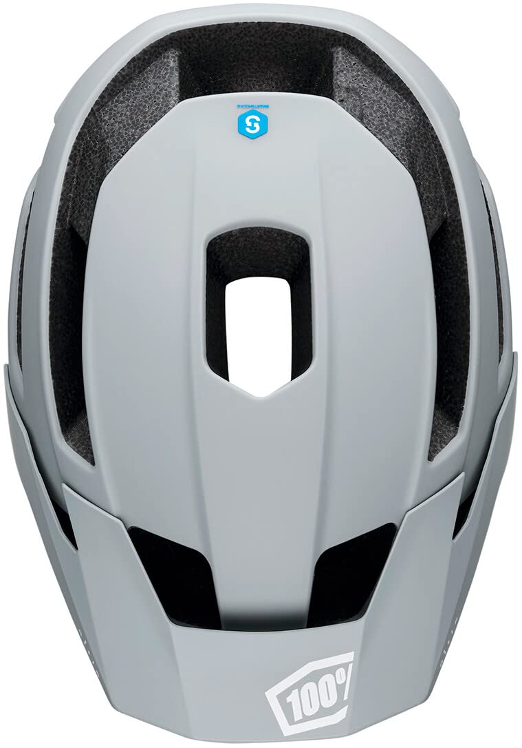 100% L80006-00009, Casco Unisex Adulto, Grey, Estándar