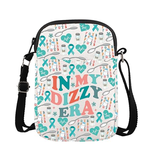 XYANFA Pots Awareness Gift Pots Syndrome Postural Orthostatic Crossbody Bag Pots Medical Bag Dysautonomia Awareness Bag