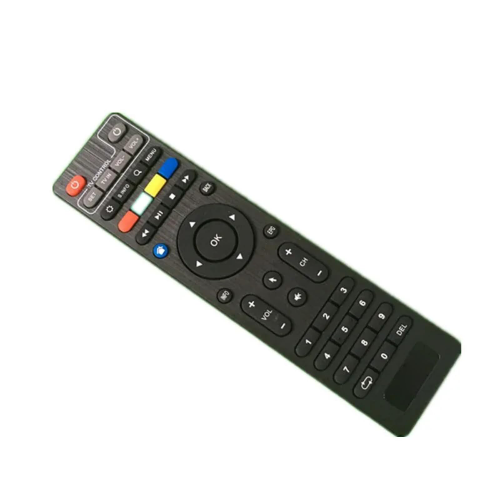 Controlador de TV amigable con la familia, con textura, ergonómico, universal, diseño de cobertura de señales para varios modelos, control remoto ergonómico de televisores