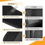 APEXUP Waist Trainer for Women Lower Belly Fat, Men Sweat Band, Stomach Wrap, Waist Trimmer with Removable Lumbar Support - Image 4