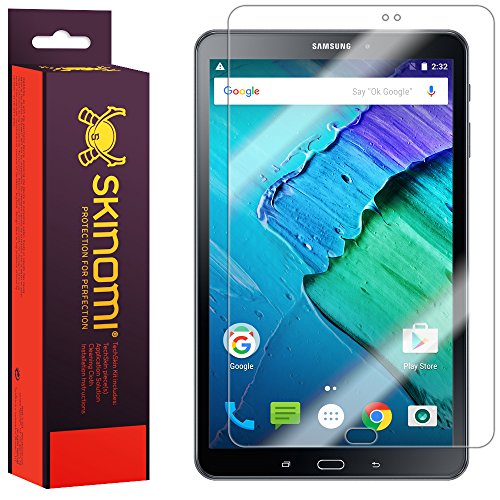 Skinomi Screen Protector Compatible with Galaxy Tab A 10.1 (2016, SM-T580, Non-S Pen) Clear TechSkin TPU Anti-Bubble HD Film