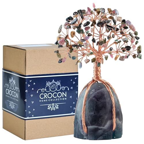 Crocon® Multi Tourmaline Crystals Tree...