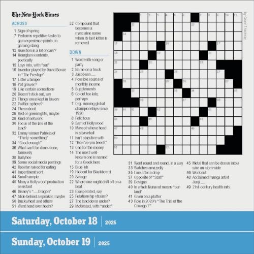 The New York Times Crossword Page-A-Day(r) Calendar 2025 - Image 7