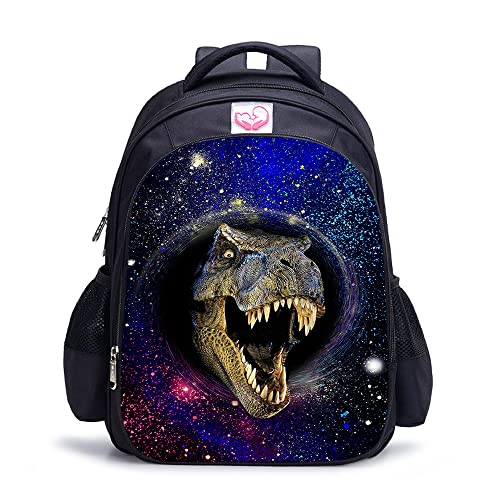 Sac à dos scolaire dinosaure grand format 16 pouces pour étudiants