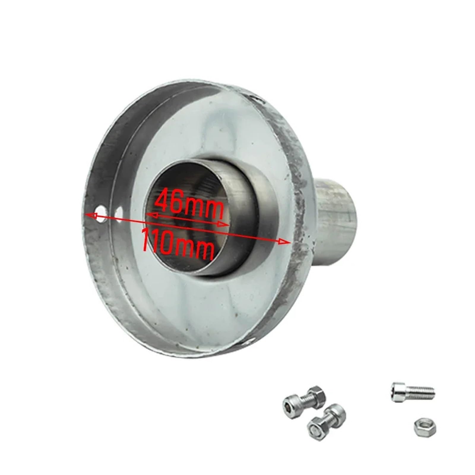 Car Silencer Uniwersalna kontrola dźwięku wydechu samochodowego 76mm 89mm 102mm 114mm tłumik ze stali nierdzewnej zmniejszający hałas(SL 114)