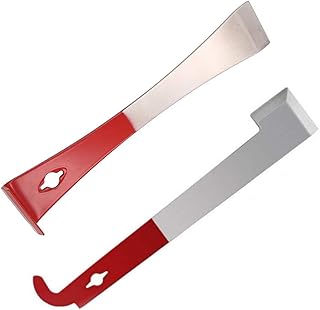 2 Pcs Stainless Beekeeping Tool Set 2 Styles Stainless Steel Bee Hive Tool Scrapers Frame Lifter Beekeeping Equipment for Beekeeper