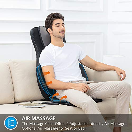 Snailax Shiatsu‑Massagesitzauflage mit Wärme – Ansicht 2