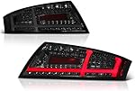 VIPMOTOZ [For 2008-2015 Audi TT] Premium LED Tail Light Lamp - Chrome Housing, Smoke Lens, Driver & Passenger Side