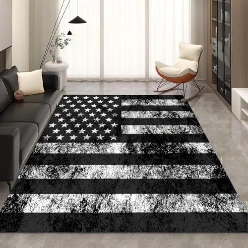 6x9 USA Flag Soft Area Rug