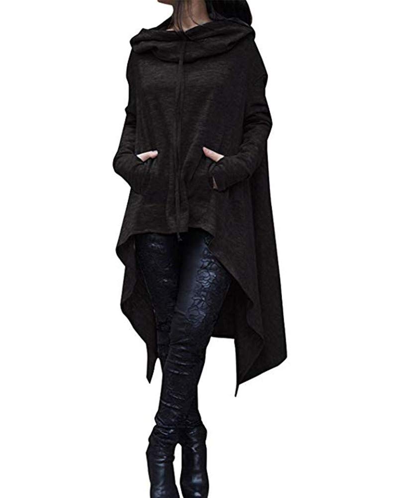 Xuan2Xuan3 Women Pullover Hoodies Sweatshirt Long Sleeve Oversize Top Shirt Dress