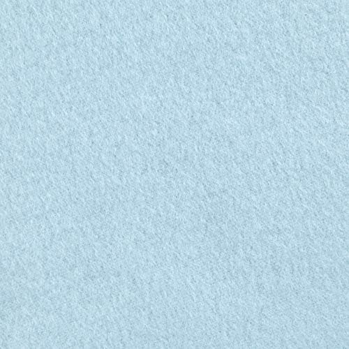 Newcastle Fabrics Tela polar de color azul claro sólido de The Yard