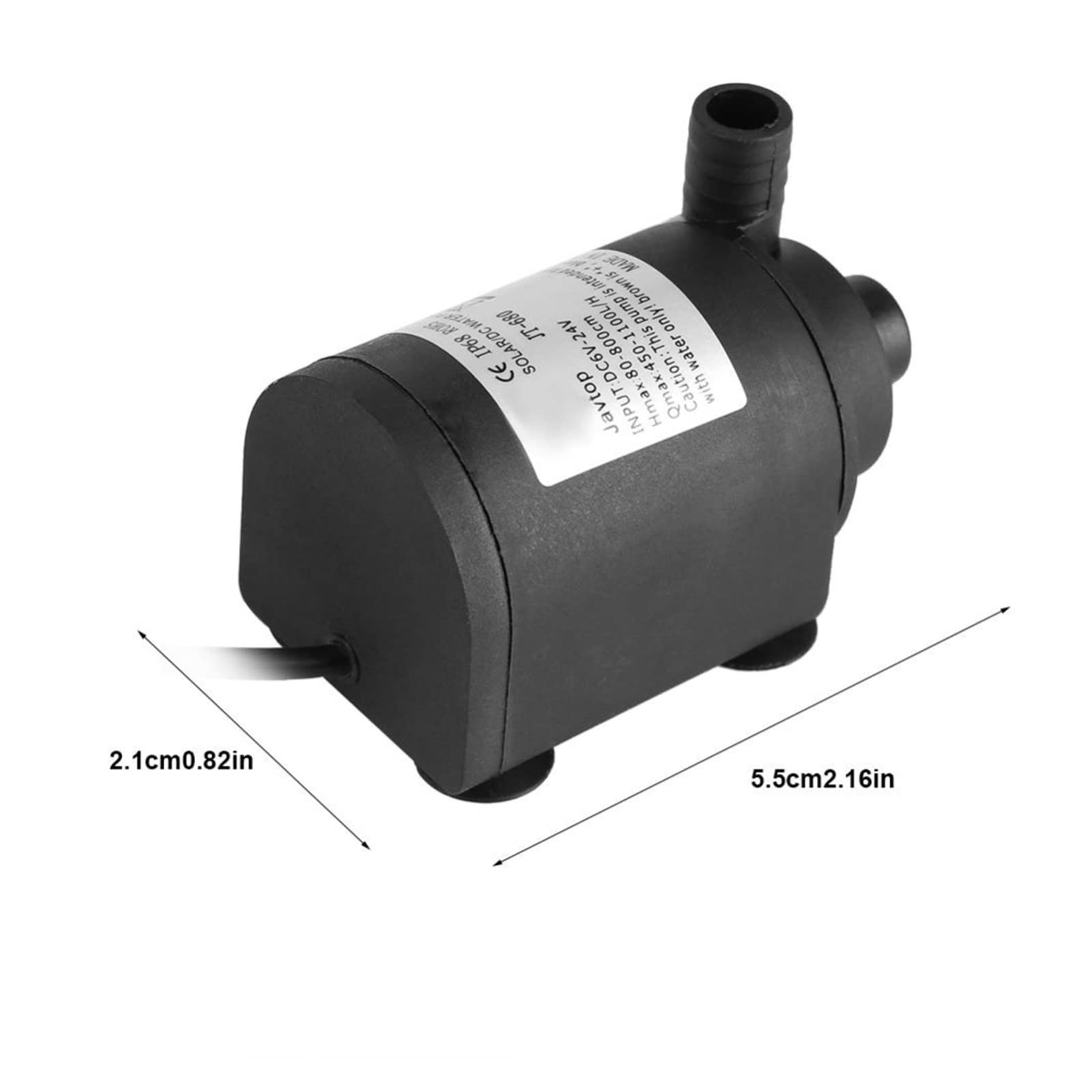 Mini Bomba pequeña DC 24V Bomba de Agua 100 0l/h Bomba de circulación del Motor sin escobillas Solar de Flujo Grande 7m Levante de Bombas de Agua sumergibles a Alta presión