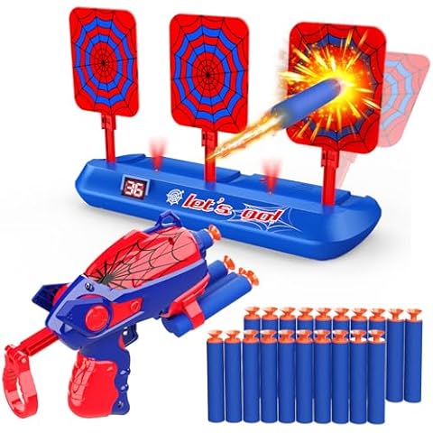 Spider Toy Gun with Scoring Target Cover