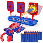 Kids Toys for 3-9 Year Old Boys, Electronic Digital Target with Gun Early Christmas Xmas Presents Toy for Nerf Toys 3-9 Year Old Boy Gifts Toys for 3-12 Year Olds Boys Toys Age 3-9 Stocking Filler