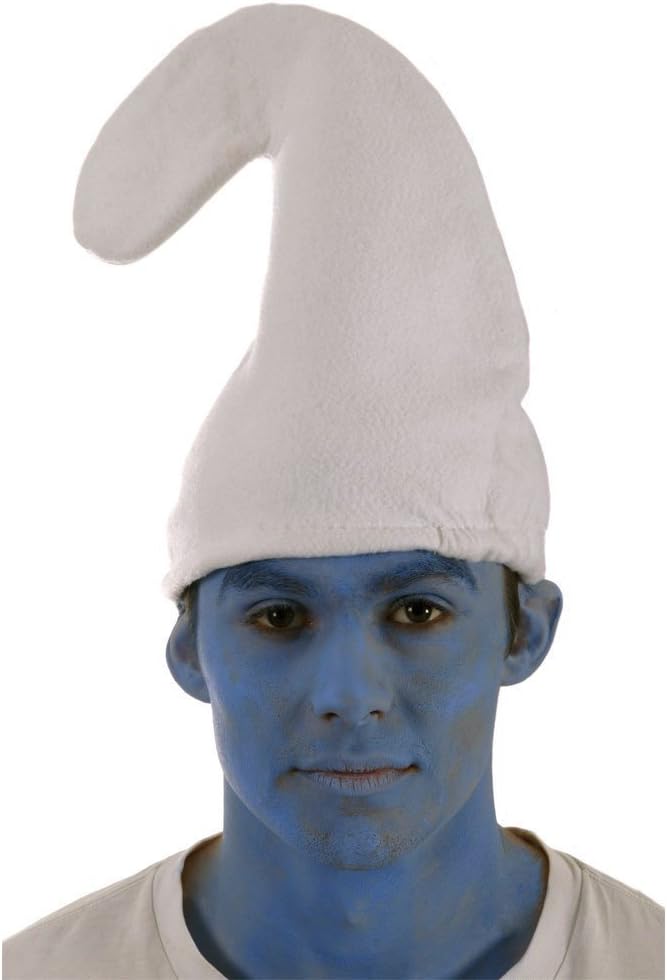 Henbrandt 38545 Adults Gnome Felt Hat Fancy Dress Accessory White