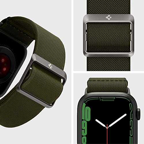 Image of Spigen for Apple Watch Band, Lite Fit Compatible with Ultra 3 /2 /1 49mm, Series 11 /10 46mm, 9 /8 /7 45mm, SE3 /SE2 /SE /6 /5 /4 44mm, 3 /2 /1 42mm Lightweight Soft Breathable Adjustable Strap