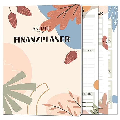BIROYAL Budget Planer Deutsch - 96 Seiten Undatiert Finanzplaner - Budgetplaner mit Monatliches Budget, Ausgaben Tracker, Einsparungs und Einkommen - Kontrolle Ihres Geldes - Haushaltsbuch A5