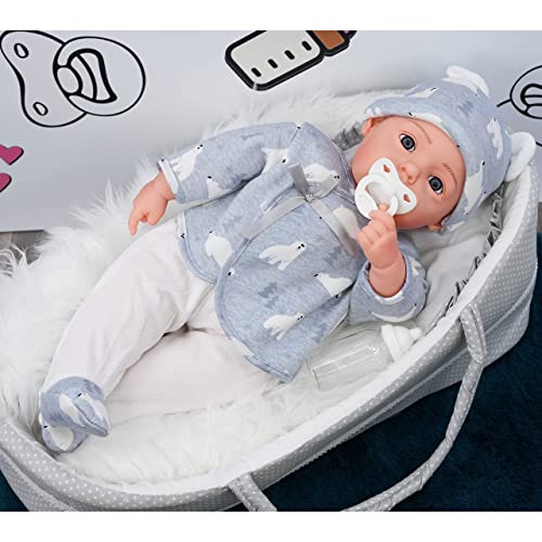 BiBi Doll Baby Doll & Reborn Clothes Set, 20" (50cm) - Image 4