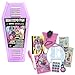Tara Toy Monster High: Design Activity Locker - Doodle & Decorate, Lavender Coffin-Shaped Storage Case w/Lock, Mini Stationary Supplies & Notebook, Kids 3+