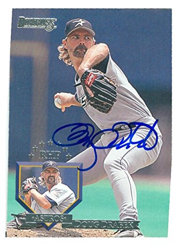 Sports Memorabilia Autograph Warehouse 248135 Doug Drabek Autographed Baseball Card - Houston Astros 1995 Donruss - No. 532