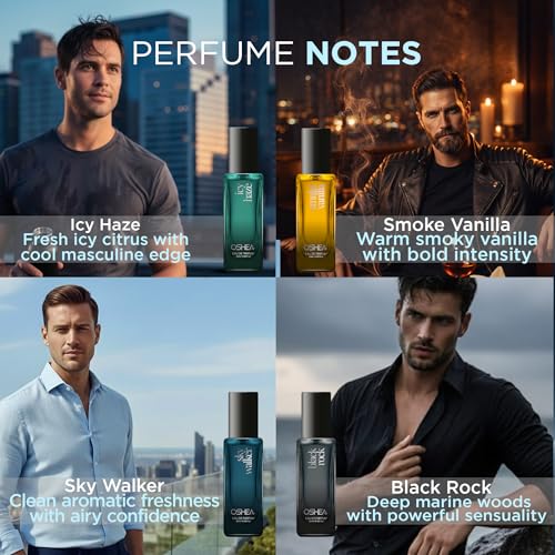 Image of Oshea EDP Perfume Combo for Men (20ml Each) | Long Lasting Fragrance with Fruity, Vanilla, Floral & Woody Notes | Up to 20% Perfume Oil Concentration | Ideal for Every Moment | Premium Gift for Him