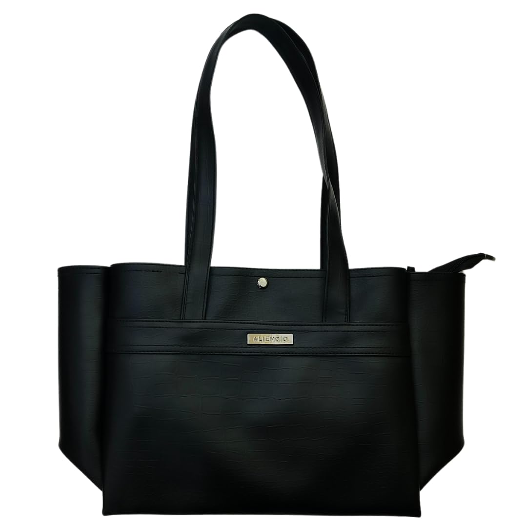 See full amazon price history chart for Alienoid Tote Bag for Women, Lightweight with Compartments and Long Handles (Croco Jet Black) Alienoid Tote Bag for Women, Lightweight with Compartments and Long Handles (Croco Jet Black) (B0D3YMWLB9) Amazon Price History, Amazon Price Tracker