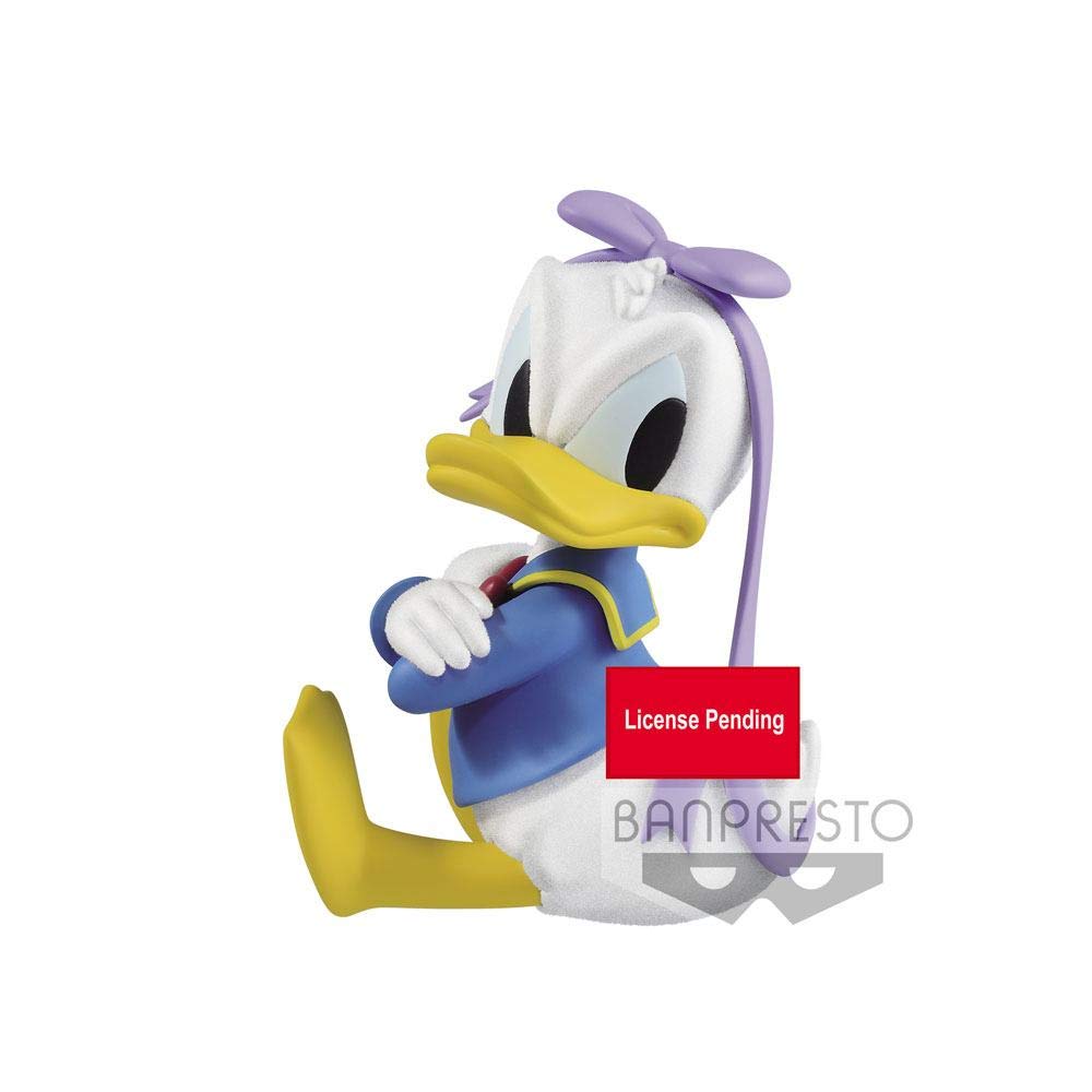 Banpresto- Fluffy Puffy Q Poske Disney Characters, Donald Duck Ver B, Multicoloured, 10 cm (BP16317)