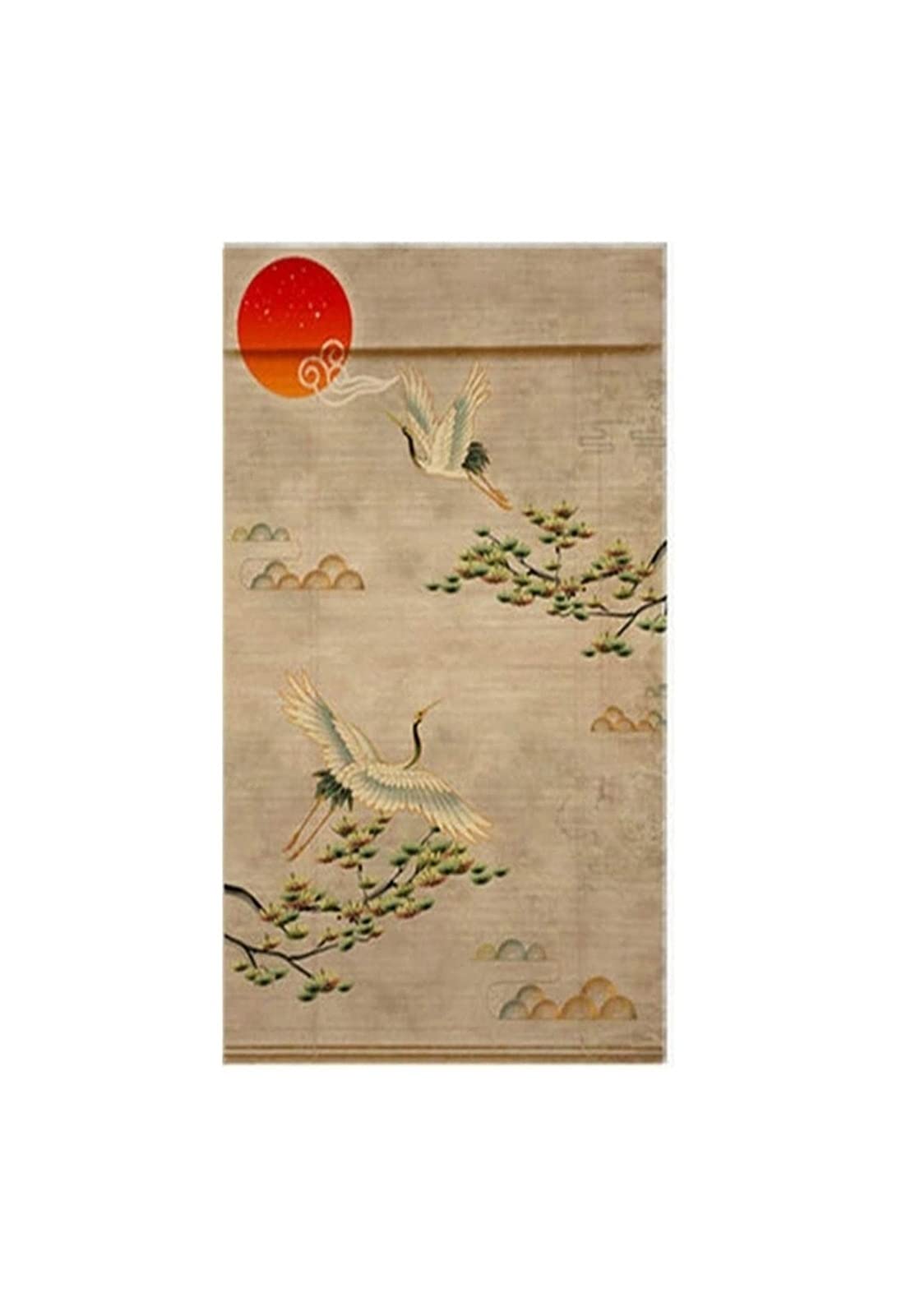 Store store bamou rideau blind japonais imprimé tamisant 85x150cm