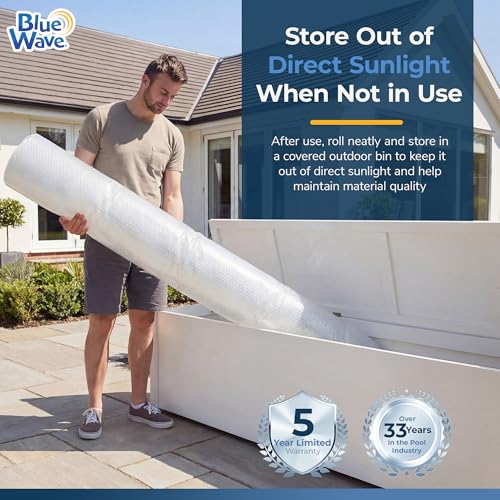 Cobertor Solar Azul Redondo 21 pies para Piscina miniatura 7