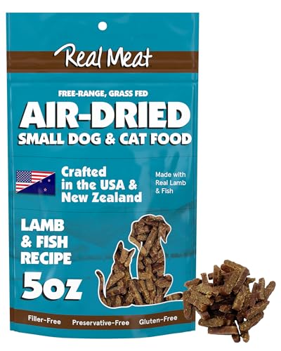 Real Meat Air-Dried Cat & Dog Food with Lamb & Fish 5oz