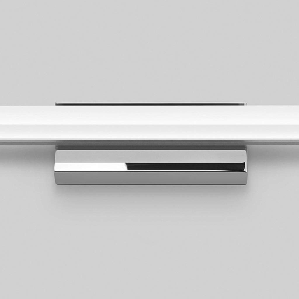 Lampy lustrzane do kąpieli, oświetlenie ścienne Lustro łazienkowe przednia LED toaletka Stal nierdzewna 16W/120CM-ciepłe światło firmy BZEI-oprawy oświetleniowe