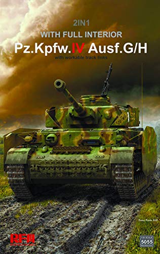 Maquette Char Pz.Kpfw.IV Ausf. G/H avec intérieur complet, idéal pour projet de diorama 1/35