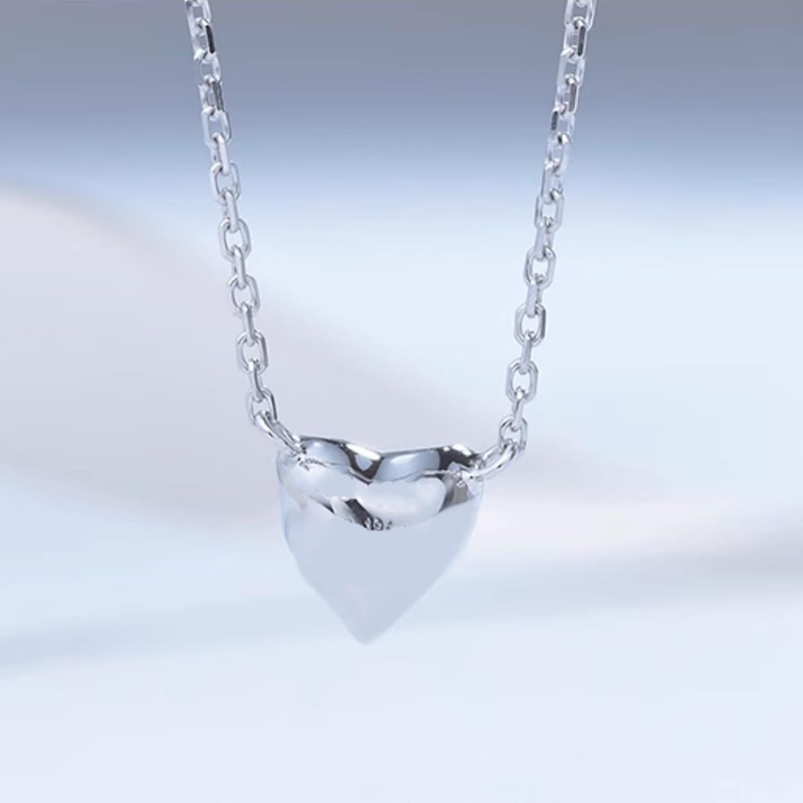 9-karatowe białe złoto damski łańcuszek, trzy gwiazdki serce naszyjnik z diamentem 0,18 ct, złoty wisiorek 9 K, prawdziwa biżuteria