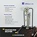 COSMOSTAR 5 Gallon Automatic Air Lifting Pneumatic Pail Agitator Paint Mixer | Drum Mixer | Pneumatic Bracket Mixer, Paint Stirring Machine Bracket Air Agitator Paint Mix Tool, Paint Agitator