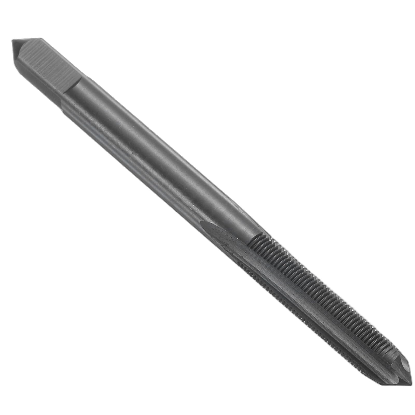 uxcell Straight Flute Screw Taps M5 x 0.5 H2 Thread HSS6542 Black Nitride Coated Machine Threading Milling Tap Tapping Tools