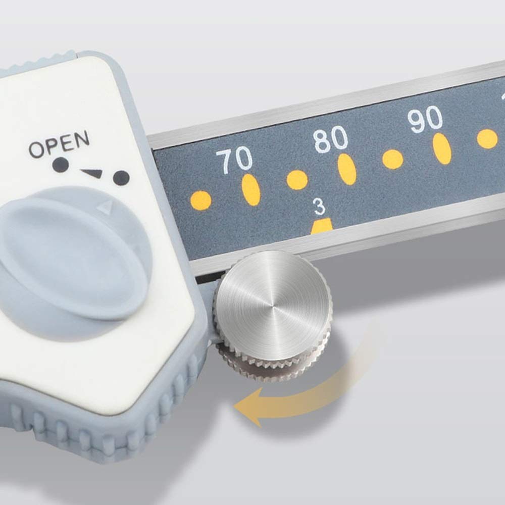 Calibrador Vernier Digital Electrónico Calibrador Digital Electrónico De Alta Precisión De 0 A 150 Mm Calibrador Vernier De Acero Inoxidable para Uso Doméstico,White-150mm