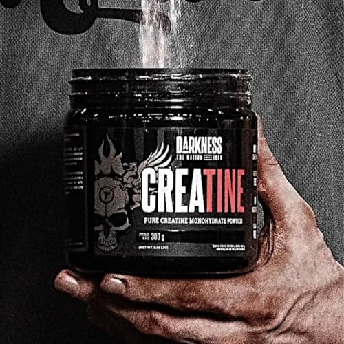 Creatina Pura 300g Darkness Mono Hidratada Sem Sabor