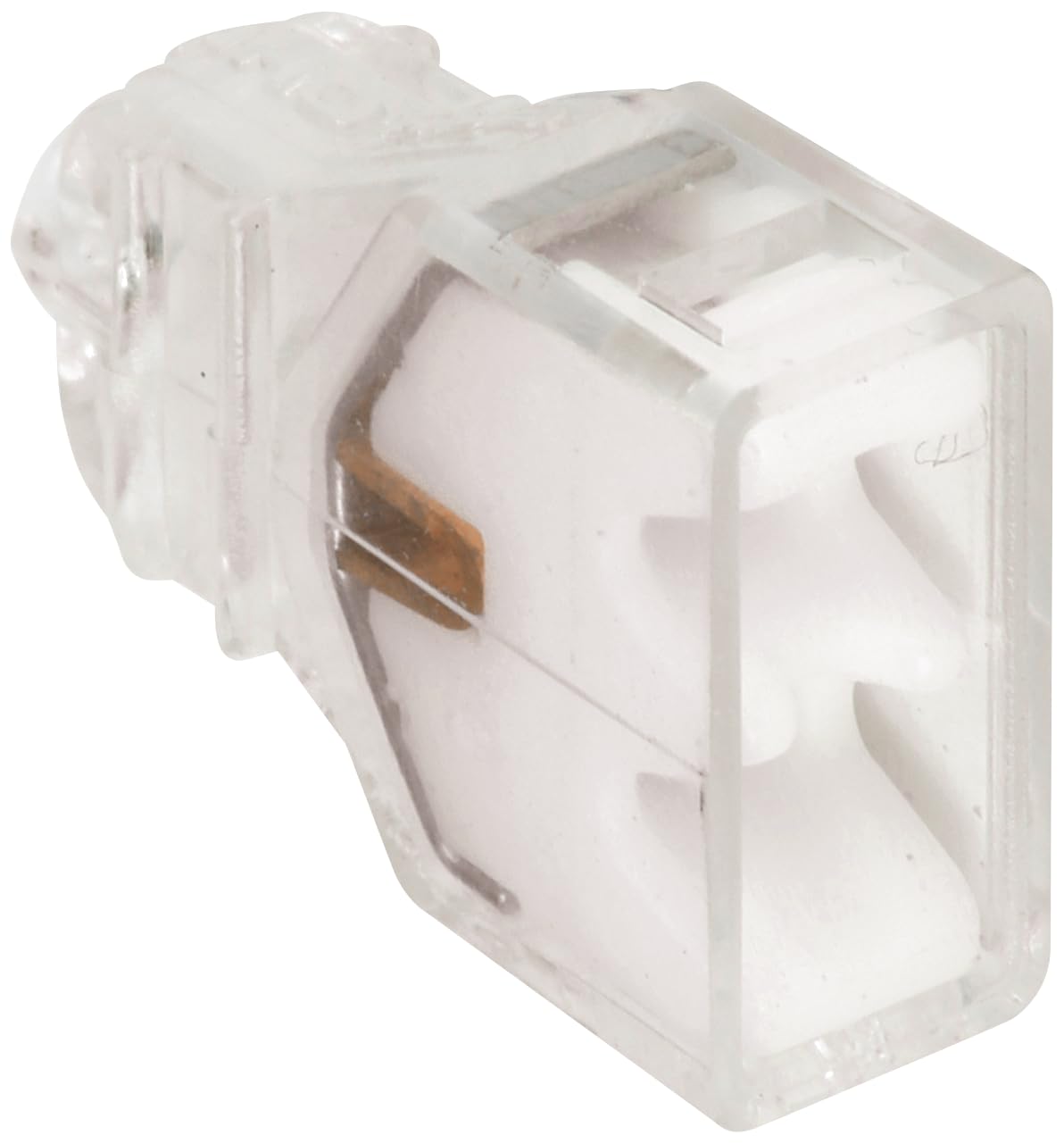 Eur'Ohm - Lot de 100 - Connexion rapide - 2 entrées - Blanc