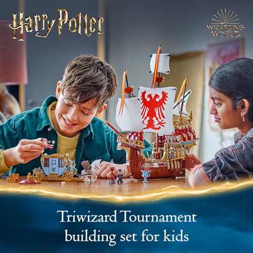LEGO Harry Potter Triwizard Tournament: The Arrival, Harry Potter Collectible with Beauxbatons Carriage and Durmstrang Ship, Magical Gift for Boys & Girls, Harry Potter Toy for 10 Year Old Kids, 76440 - Image 3