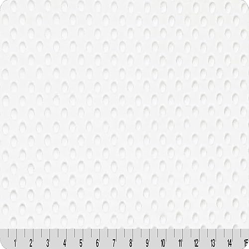 Miniatura 2 de Pico Textiles - Perno de 2 yardas, tela de punto de hoyuelo fucsia Minky Dimple, vendido por The Bolt, ideal para mantas, batas, juguetes suaves y