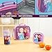 Get Trend Disney Frozen Kids Lunch Bag Set 3 Pc with Leak Proof Water Bottle and Small Lunch Box Insulated for School Daycare or Travel (Frozen)