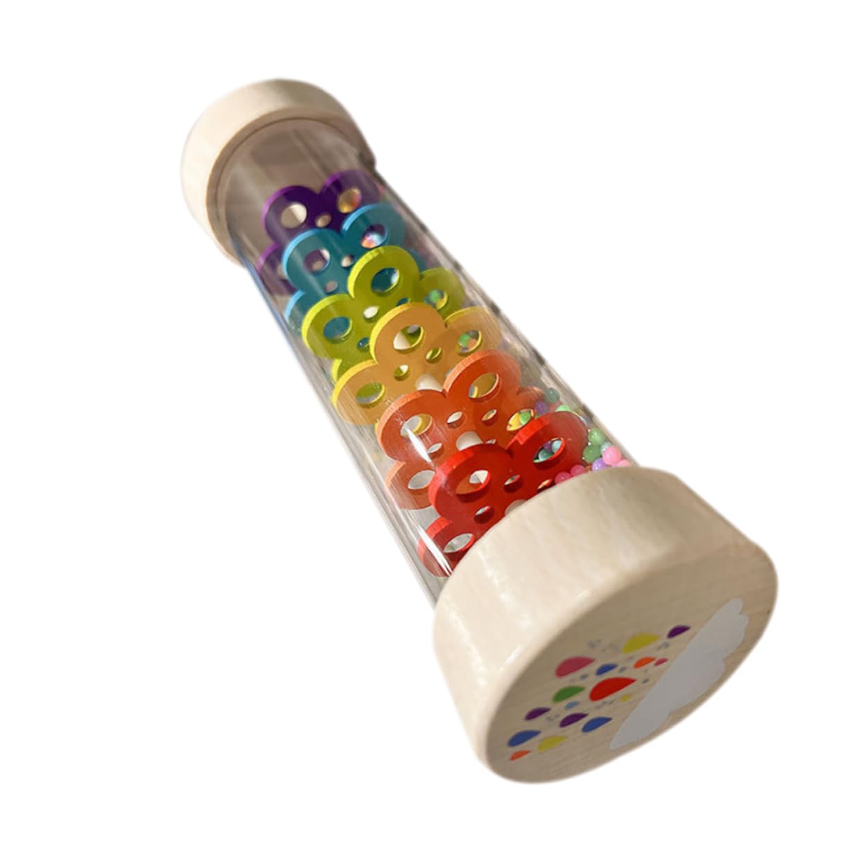 ERINGOGO Early Education Musical Instruments Musical Instruments Rain Sound Maker Musical Instrument Rainmaker Musical Plaything Rain Stick Instrument Plastic Colorful