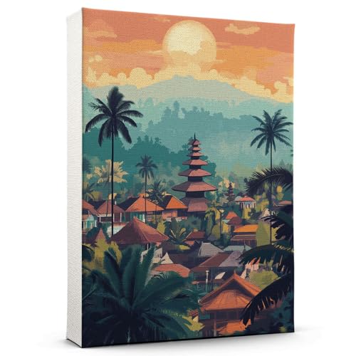 Bali Poster Print, Indonesian Poster Wall Art, Bali Decor Travel Poster, Indonesian Travel Gift, Housewarming Gift - 99AZ86