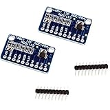 Hailege 2pcs ADS1115 16 Bit 16 Byte 4 Channel I2C IIC Analog-to-Digital ADC PGA Converter with...