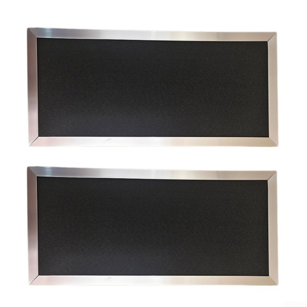 Filtro per hrv per erv Acciaio Nero 390x185x25mm per preciso(2PCS)