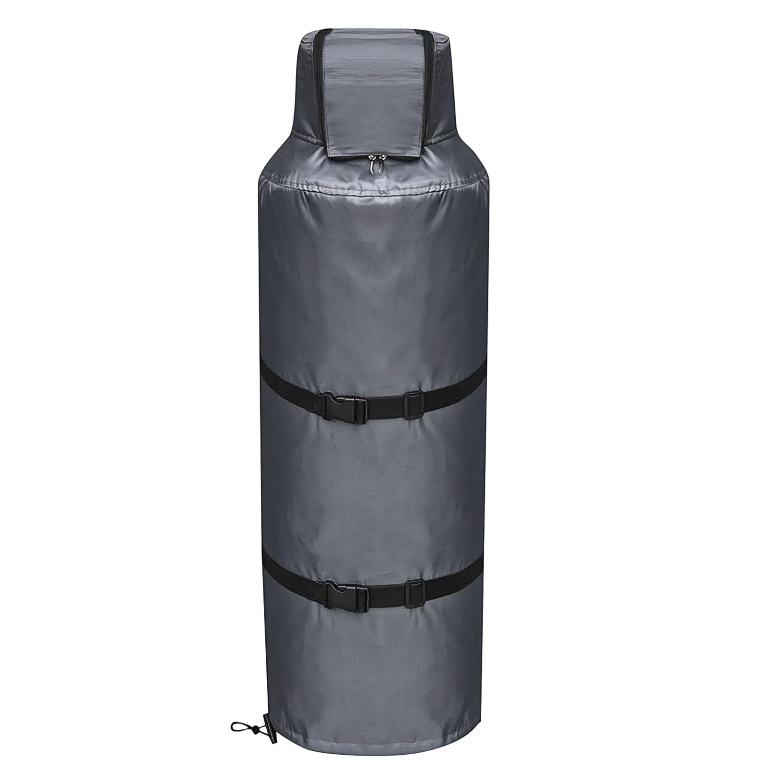 Housse bouteille gaz 45 kg isolante contre le gel en hiver au jardin