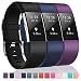 Humenn Bands Compatible with Fitbit Charge 2,3 Pack Classic & Special Edition Replacement Bands for Fitbit Charge 2,Black,Navy Blue,Plum