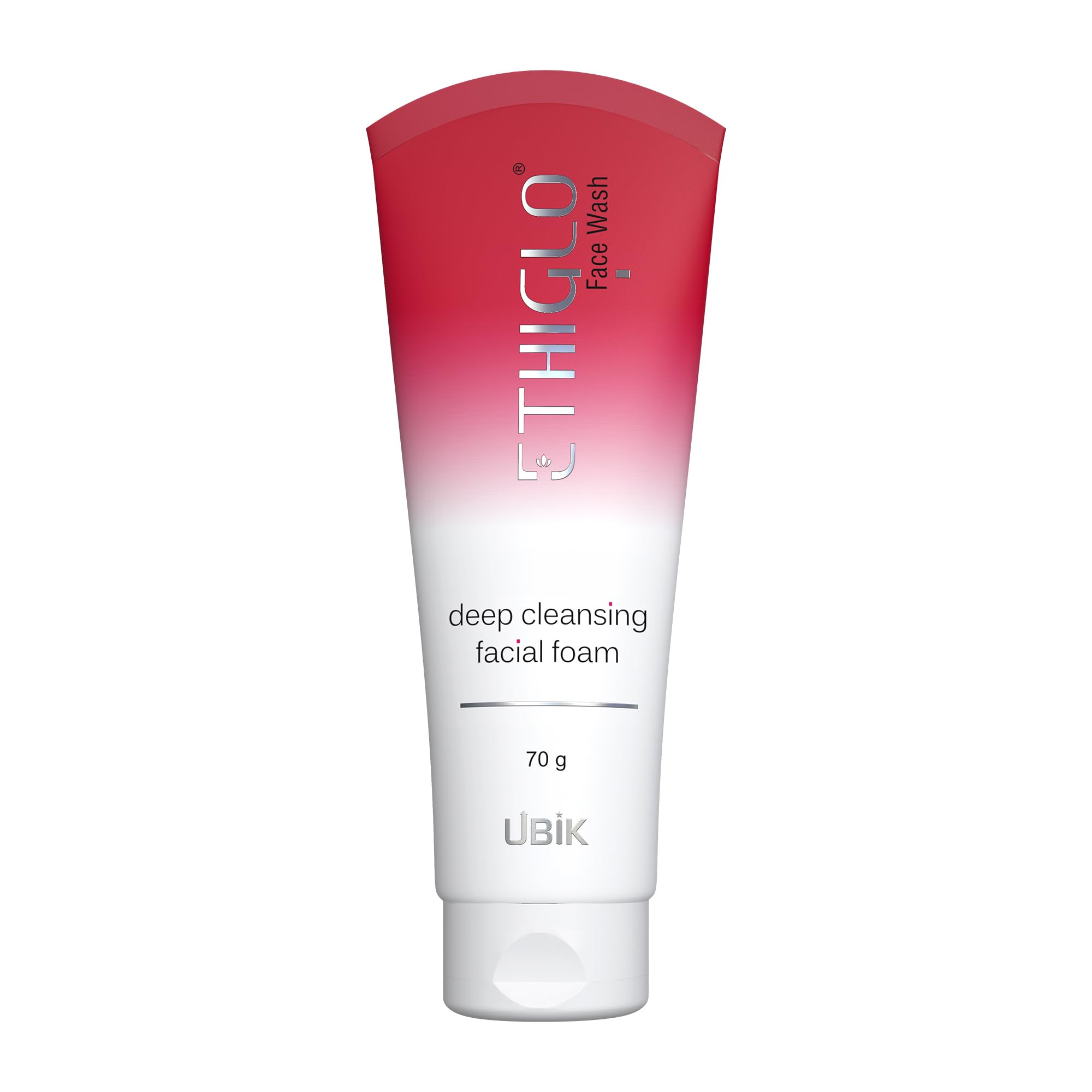 Ethiglo Deep Cleansing Facial Foam Face Wash for Healthy, Soft and Smooth Skin | Removes Dirt, Impurities and Excess Oil | Suitable for All Skin Types | Pack of 1 (70ml)