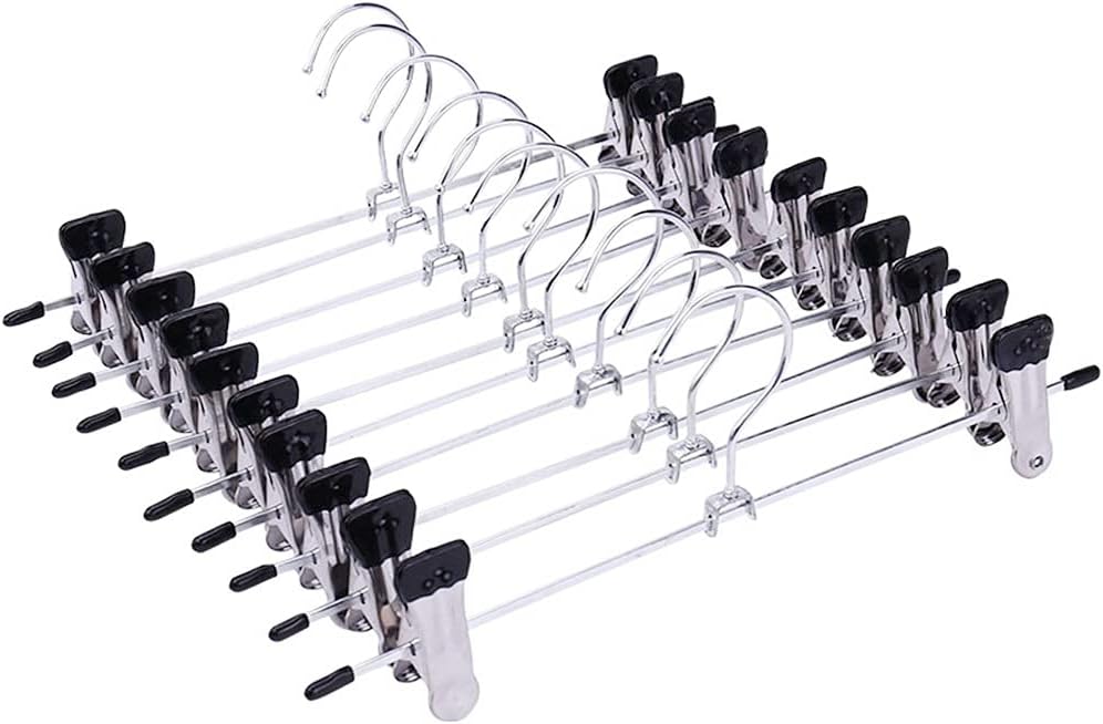 Coat Hanger Coat Hangers Strong Clothes Hanger Drying Rack Trouser Skirt Pants Non-Slip Stainless Steel Hangers Drying Clothes Clothes Hanger,